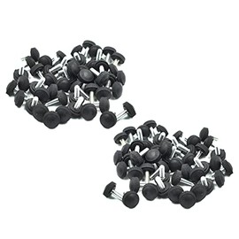 Tsnamay M4 x 12mm Threaded Knurled Thumb Screw Grip Knobs Thumb Screw 100pcs