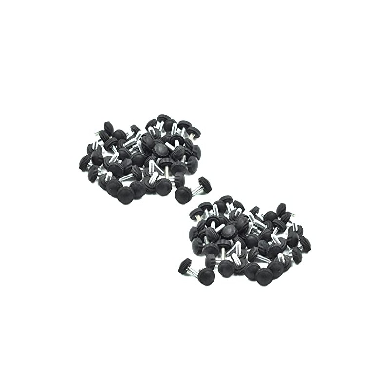 Tsnamay M4 x 12mm Threaded Knurled Thumb Screw Grip Knobs