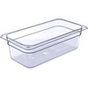Carlisle FoodService Products Plastic Food Pan 1/3 Size 4 Inches