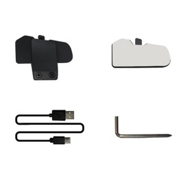 THOKWOK TK-X4/TK-X4SC Motorrad Bluetooth Headset Kopfhörer mit Typ-C-Anschluss, Galgenmikrofon und Tastenmikrofon und anderem Zubehör