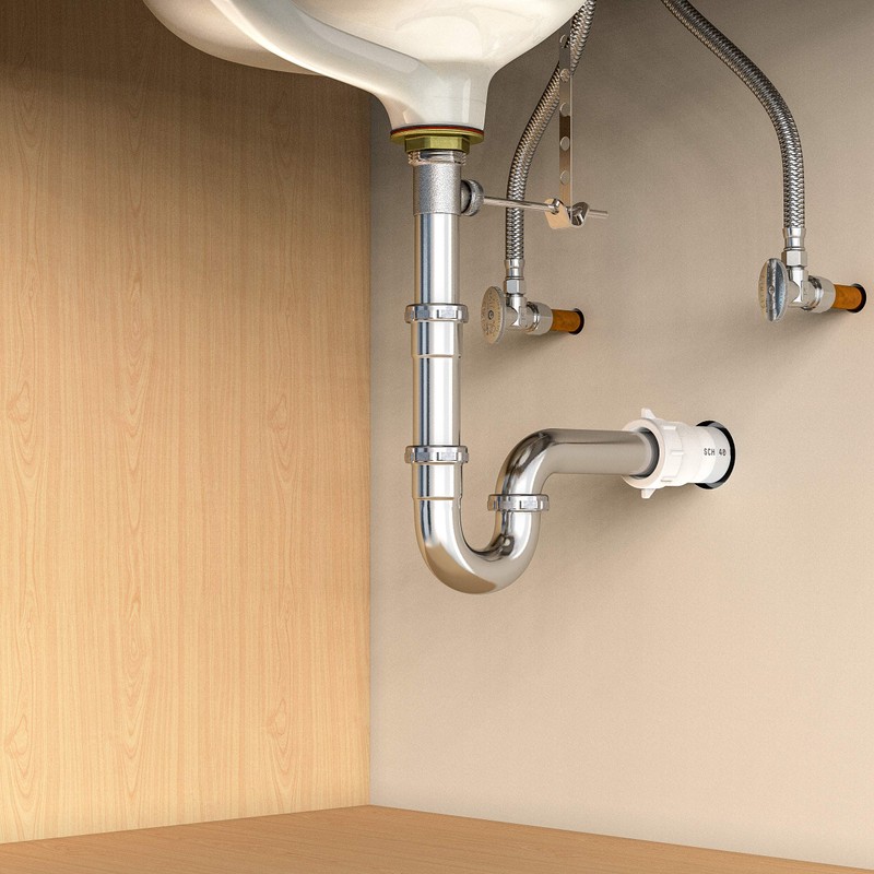 Plumb Pak 300CK P-Trap, Chrome