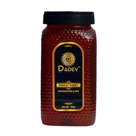 DADEV Unfiltered and Raw Honey-(26.4 Oz) 100% Pure Raw Honey, Unprocessed Unfiltered Forest Honey