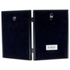 Lawrence 660057D 5x7 Hinged Double Simply Black Picture Frame