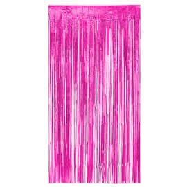 Boland - Metallic Foil Curtain, 200 x 100 cm, Party Decoration for New Year's Eve, Wedding or Birthday, Decoration, Tinsel Curtain