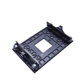 ECKDZMY AM4 CPU Heatsink Bracket,Socket Retention Mounting Bracket for Hook-Type Air-Cooled or Partially Water-Cooled Radiators, AMD CPU Fan Bracket Base for AM4 (B350 X370 A320) (Black)