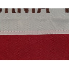 2x3 Embroidered Sewn State of California 600D Nylon Flag 2'x3'