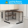 Golener Countertop Organizer Corner Shelf, 2 Tier Adjustable Stackable Corner