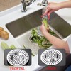 Pack of 4 Drain Strainer Shower, 7.5 cm Hair Strainer