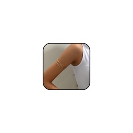 KONPJE Minimalist Arm Cuff-Arm Cuff Layered Arm Bracelet Open Adjustable Arm Cuff arm bracelet upper arm Gold Upper Arm Cuff Bracelet Gold Arm Band Cuff Bracelet Arm Cuffs Gold Bangle Gift for Her,