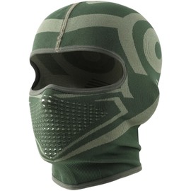 WTACTFUL Balaclava Motorcycle Summer Breathable Full Face Mask Motorcycle Mask for Men Women Winter Bicycle Snowboarding Short Green
