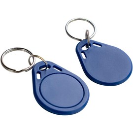 RFID Key fob 13.56MHz F08 Token Key Tags for Access Control System (Blue)