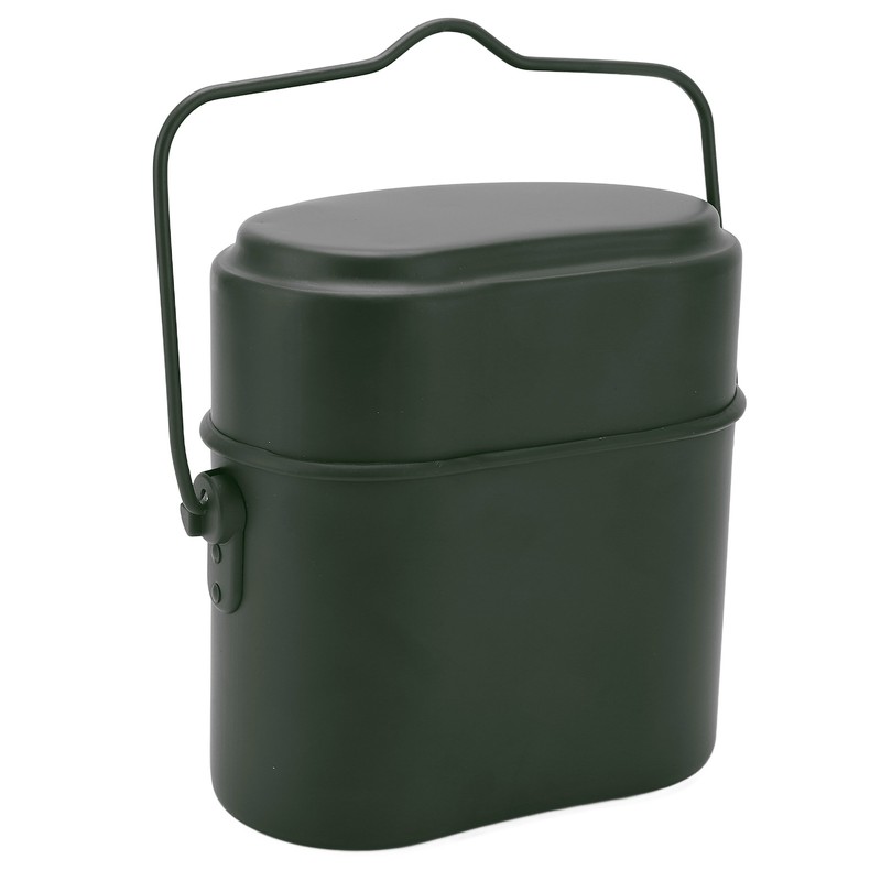 Military Mess Tin Multifunction Nonslip Durable Food Grade Aluminium 180℃