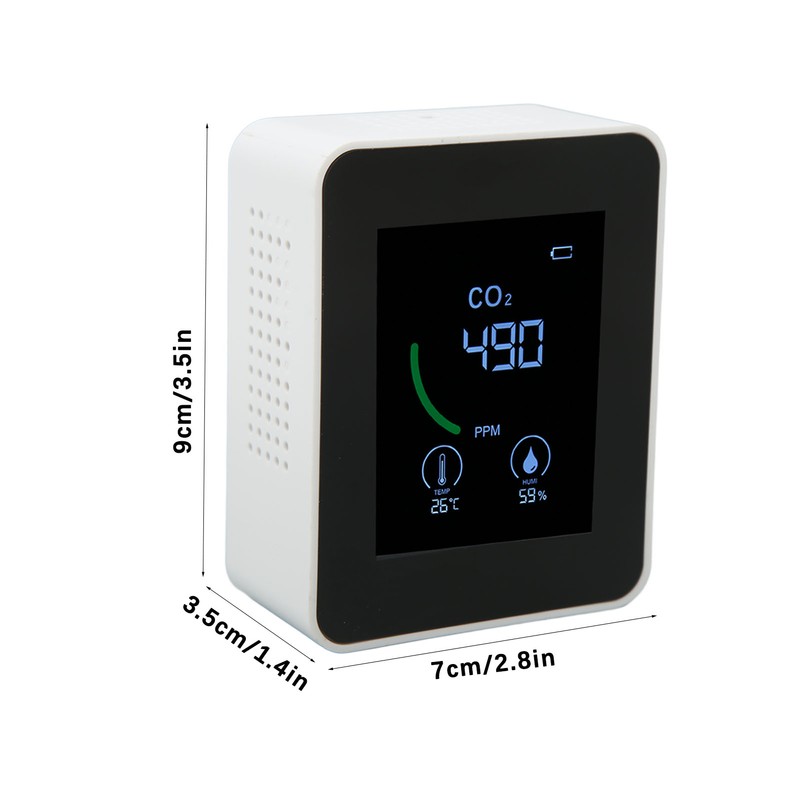 3 in 1 Infrared Carbon Dioxide Detector Temperature and Humidity