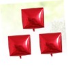 Gadpiparty 6pcs Square Aluminum Foil Cube Balloons for Birthday and