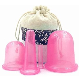 Kit de tratamiento de ventosas de silicona para terapia de ventosas de silicona para rostro y cuerpo, estiramiento facial, antienvejecimiento,...     