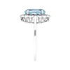 Esse Marcasite Sterling Silver Black Enamel Victorian Blue Topaz &