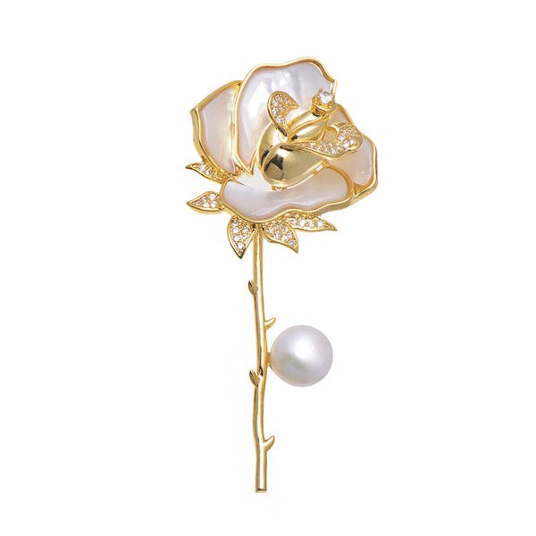 10 MM Freshater Pearl White Mother of Pearl Craft Petals