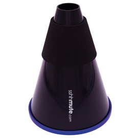 Sshhmute French Horn Practice Mute, Practice Aids for French Horn Music Players, Brass Instrument Accessories for Adults & Kids, Music Gadgets for Beginner & Student, Cork Seal, Blue