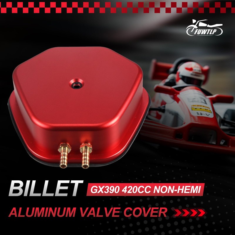 FUWTLP Billet Aluminum Valve Cover For Predator 420cc Non-Hemi For