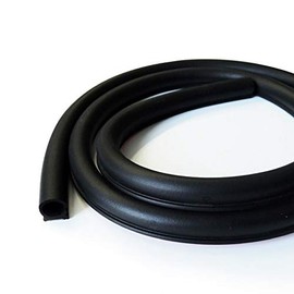 Tuokay, 10 Meters EPDM Rubber Sealing Strip, 14mm * 12mm Large D-Shape Car Door Seal, Soundproof Rubber Seal Strip, Car Internal Seal for Doors, Trunk, Hood