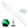 EDGELEC 100pcs 3mm Green Flicker Flickering LED Diodes Candle Flicking