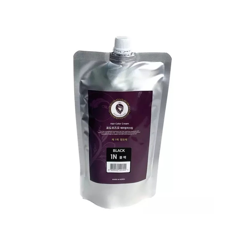 저자극염색약 블랙 컬러 Low Irritation Hair Dye Black Color