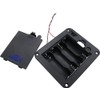 Jex Electronics Four/4X AA Panel Mount DIY Battery Holder Case