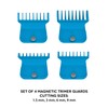 GAMMA+ Set of 4 Magnetic Combs, Risers in 4 Different