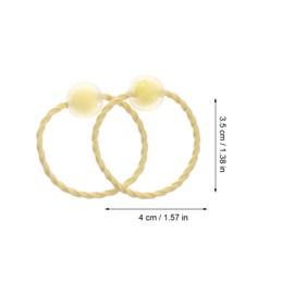 LALAFINA 20pcs Little Girl Hair Ties Ribbon Hair Ties Ponytail Band Girls Headdress Hair Tie Holder Braided Hair Ties Toddler Hair Ties Elastic Hair Band Cute Hair Rope Translucent Baby