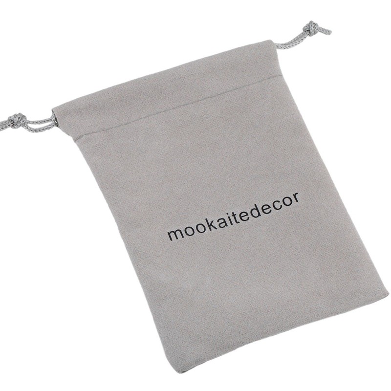 mookaitedecor Set of 4 Black Obsidian S-Shaped Shower Curtain Hooks,