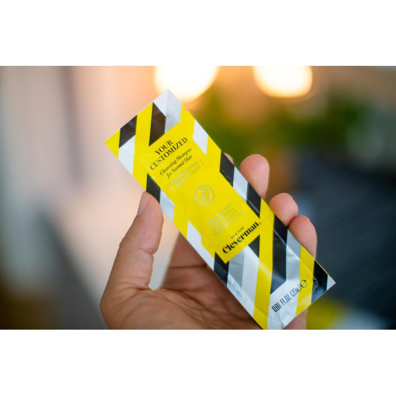 CLEVERMAN Men's Cleansing Shampoo for Normal Hair, 20ml (Sample Size)