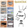 WAGNER QuickClick® Plastic glides furniture glides chair glides I 4pcs.