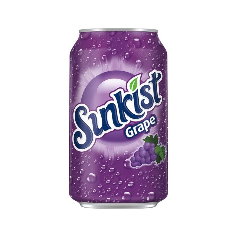 Sunkist Grape Soda 12Oz 24/Cs