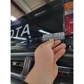 Toyota STATLER TOYOTA PICKUP 80'S DEALERSHIP TAILGATE EMBLEM "Back To The Future"