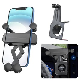 LUNQIN Car Phone Holder Mount for Toyota Tacoma 2024 2025 Limited，TRD Pro，Trailhunter【14-inch Screen】 Auto Accessories Navigation Screen Bracket Interior Decoration Mobile Cell Phone Mount
