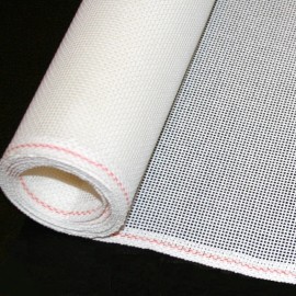 Zweigart Mono Deluxe Blank Needlepoint Canvas WHITE Zweigart 1 yard YOU CHOOSE MESH SIZE - 18 mesh