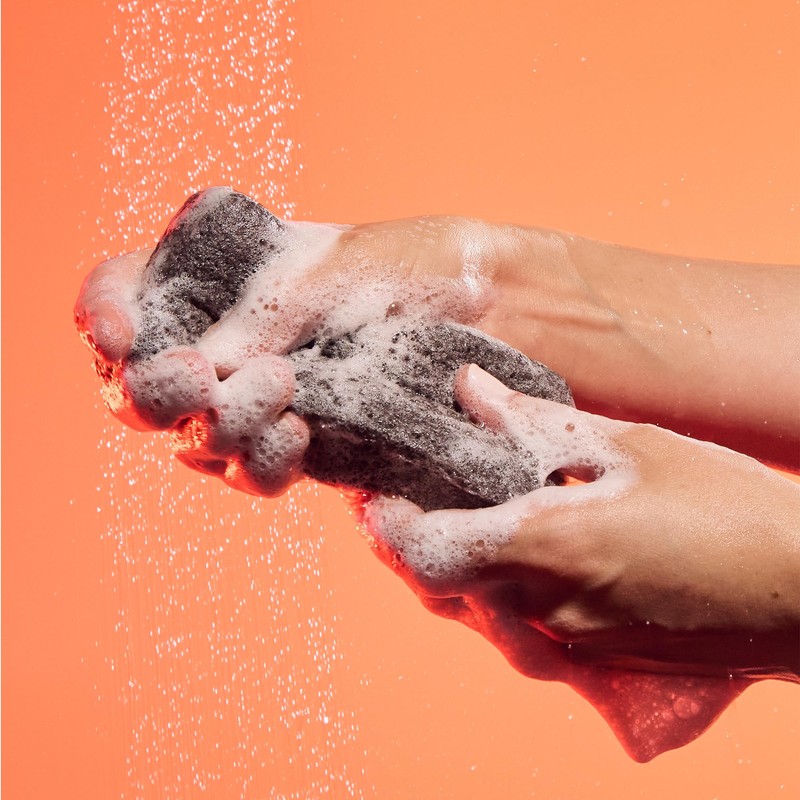 AKT The Konjac Sponge – Plant-Based Shower Sponge with Activated