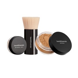bareMinerals Original Get Started Kit 3-Piece Mineral Makeup Set, Neutral Tan