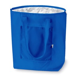 PromotionGift - Reusable Foldable Cooler, Shopping, Beach Bag Light and Durable, with Inner Aluminium Lining for Perfect Cooling Function - 25L (royal blue)