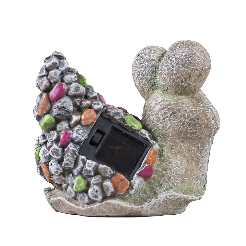 RKGOMDMU Snail with Light Up Eyes for Outdoors - Solar