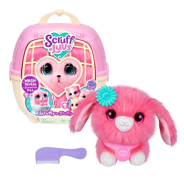 ScruffaLuvs Pet Scruffs Pink - Mystery Plush Toy, 7.5" Tall