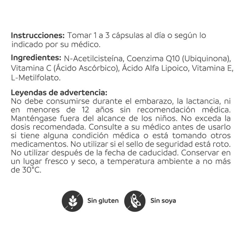 Suplemento De Fertilidad Premium 90 Cápsulas De 545 Mg Nac