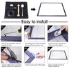 Windows Screen and Screen Door Repair Kit, 48"x118" Charcoal Fiberglass