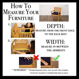 Sorra Home Bristol Trupedic x Sunbrella-Indoor Outdoor Chair Cushions, Set of 2 | Perfect for Office, Dining, Kitchen, Patio, Porch or Deck | Measurements 19 in x 2.5 in | Accord Koi, 2 Count