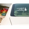 Funny Decal in Spanish Sígueme Voy Por Caguamas Stickers para