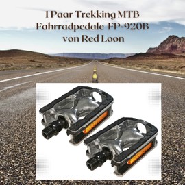 VDP 1 Pair Wellgo Trekking MTB Pedals - FP-920B - Bicycle Pedals Non-Slip - Pedals Bicycle - Bicycle Pedals Set - MTB Pedals - Bicycle Pedals Set - Pedals for Bicycle