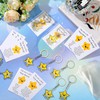 Suncalla 40 Sets You're a Star Keychains with Cards Back