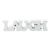 SALOCY LIVE LOVE LAUGH Wooden Letters for Wedding Decoration (White)