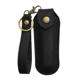 Genuine Leather Cover for Nail Clippers, Genuine Leather Case for Nail Clippers, Storage Case Only Case Sold with Key Ring Sekimoroku Premium Nail Clippers with Nascan Type 101 Compatible Case (Large,