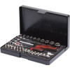KS Tools 918.064 CHROME+ Socket Set, 40 Pieces, 1/4-Inch